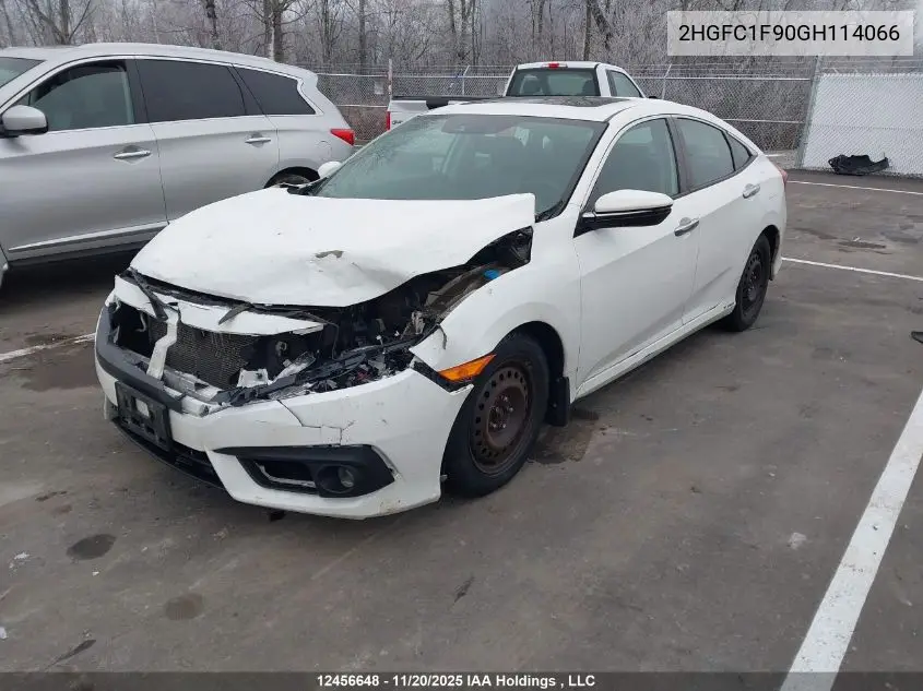 2HGFC1F90GH114066 2016 Honda Civic Touring