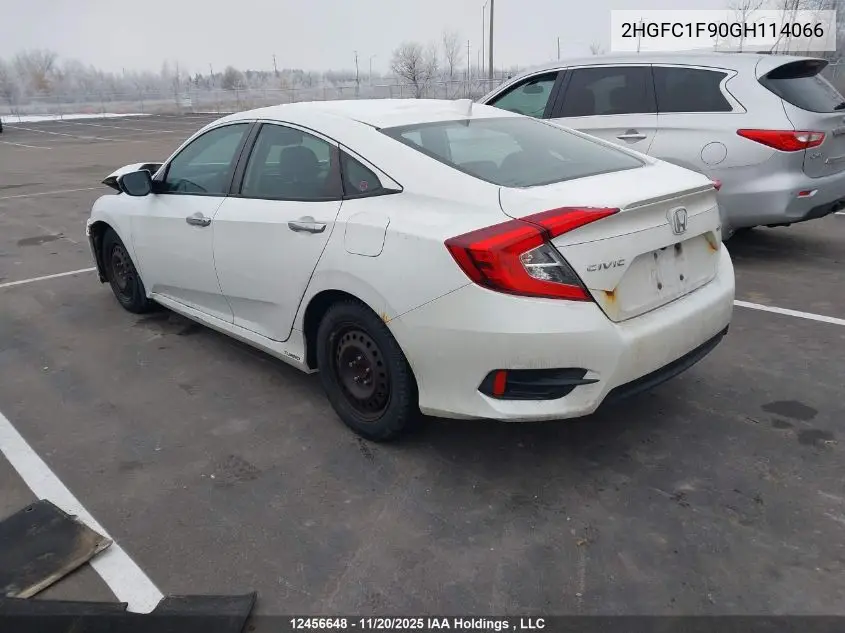 2HGFC1F90GH114066 2016 Honda Civic Touring