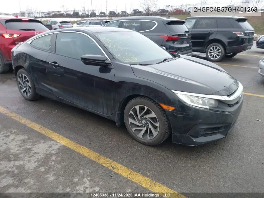 2HGFC4B57GH401263 2016 Honda Civic Lx