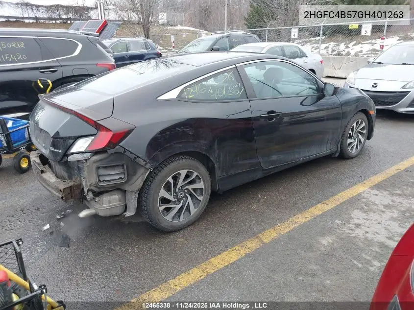 2HGFC4B57GH401263 2016 Honda Civic Lx
