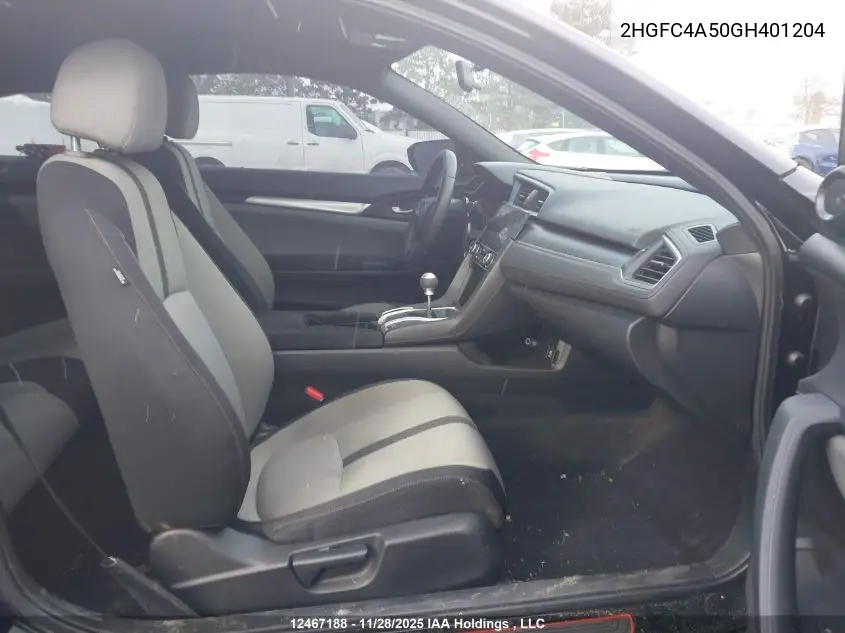 2HGFC4A50GH401204 2016 Honda Civic Lx