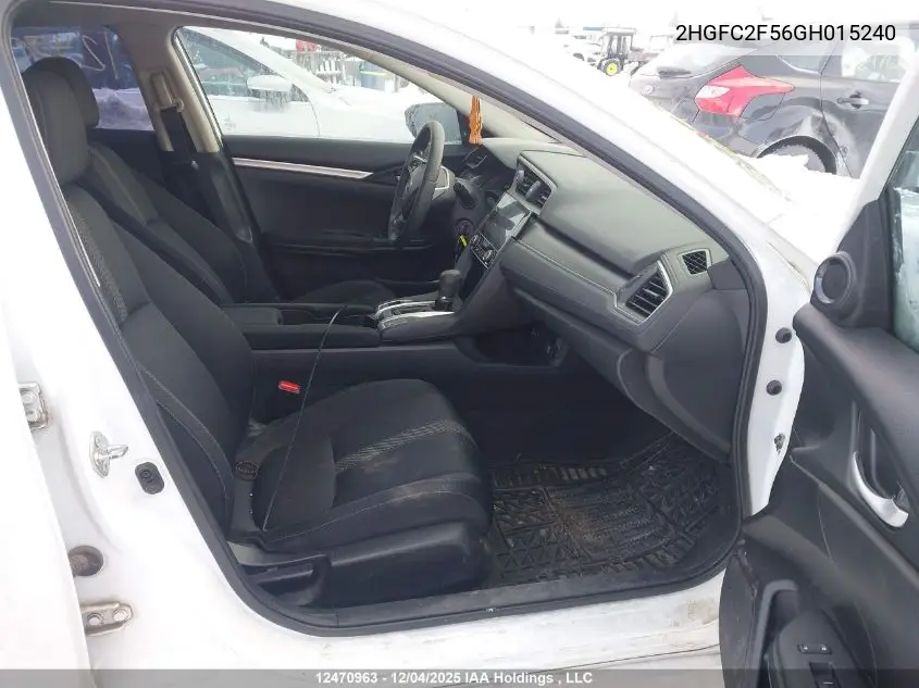 2HGFC2F56GH015240 2016 Honda Civic Lx