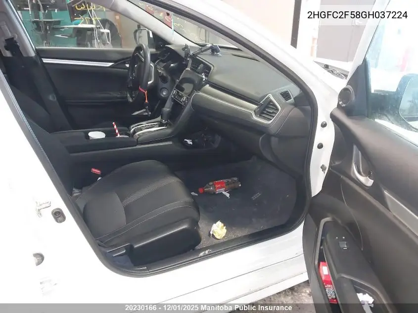 2HGFC2F58GH037224 2016 Honda Civic Lx