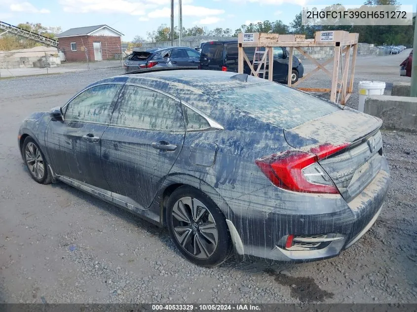 2HGFC1F39GH651272 2016 Honda Civic Ex-T