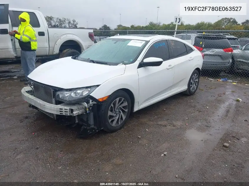 19XFC2F78GE063527 2016 Honda Civic Ex