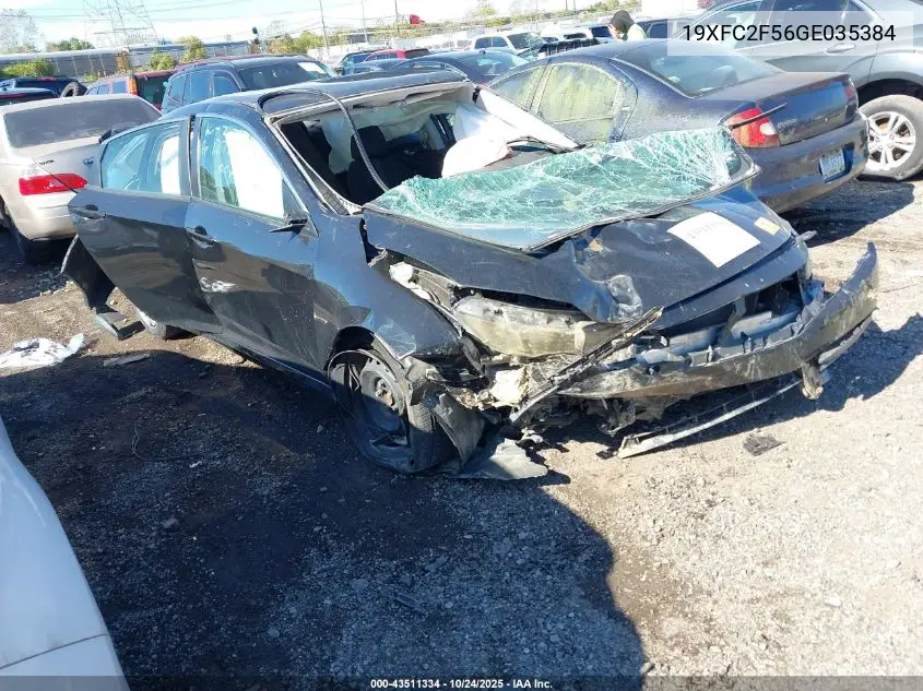 19XFC2F56GE035384 2016 Honda Civic Lx