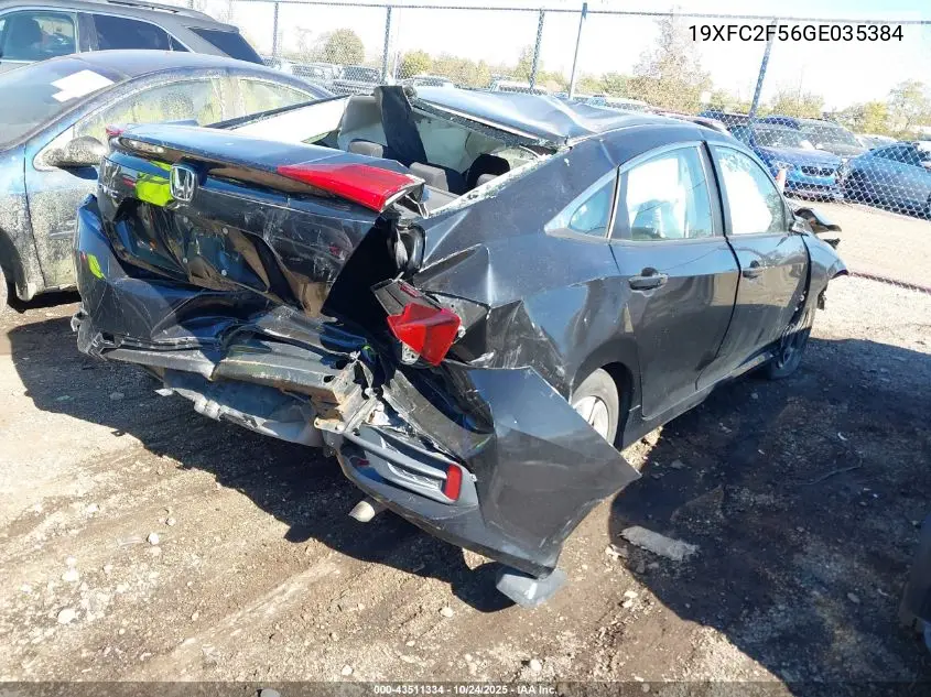 19XFC2F56GE035384 2016 Honda Civic Lx