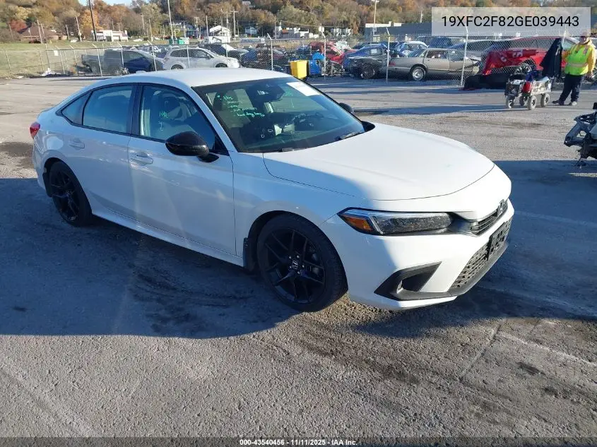 19XFC2F82GE039443 2016 Honda Civic Ex