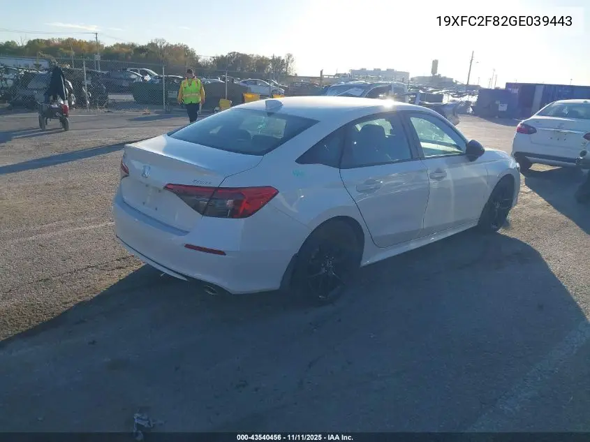 19XFC2F82GE039443 2016 Honda Civic Ex