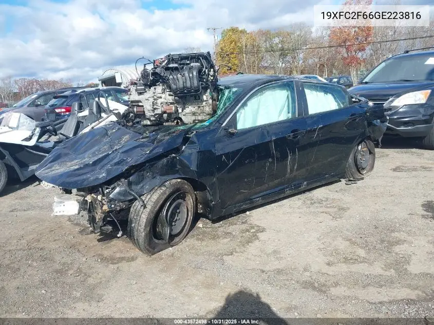 19XFC2F66GE223816 2016 Honda Civic Lx
