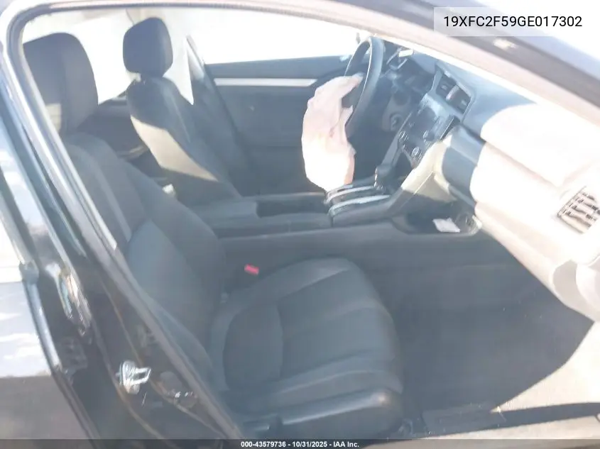 19XFC2F59GE017302 2016 Honda Civic Lx