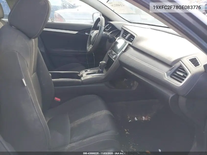 19XFC2F78GE083776 2016 Honda Civic Ex