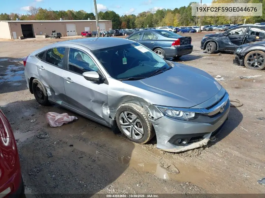 19XFC2F59GE044676 2016 Honda Civic Lx