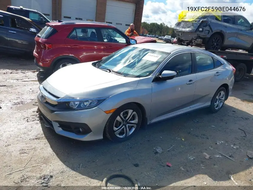 19XFC2F59GE044676 2016 Honda Civic Lx