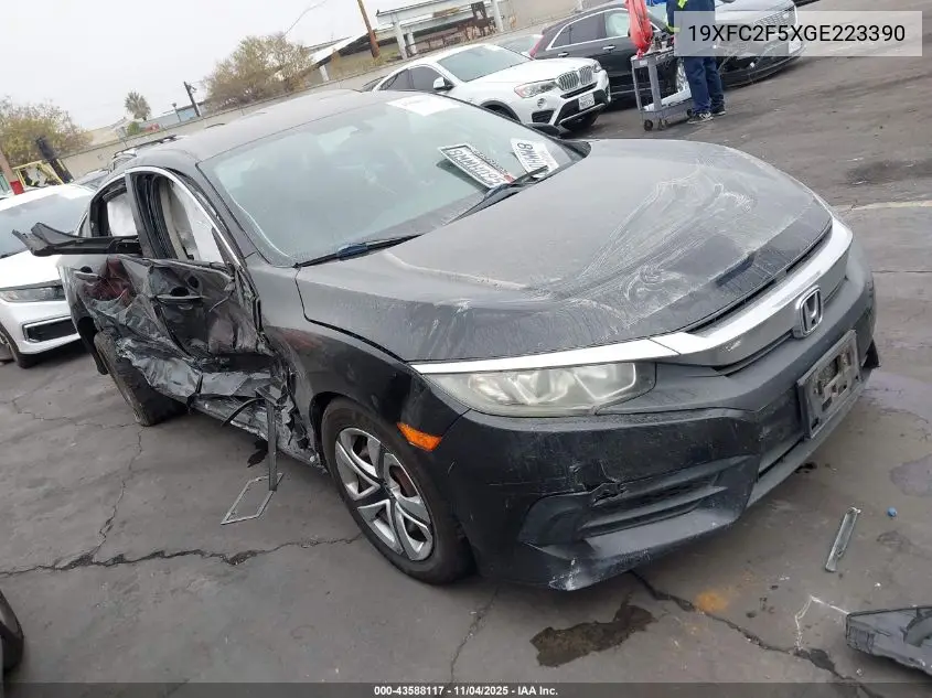 19XFC2F5XGE223390 2016 Honda Civic Lx