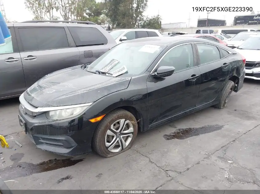 19XFC2F5XGE223390 2016 Honda Civic Lx
