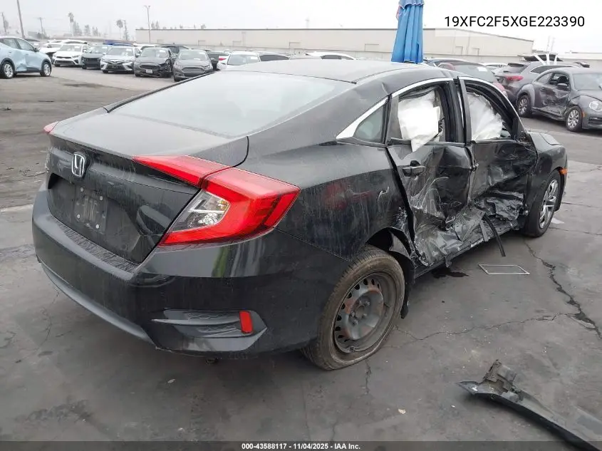 19XFC2F5XGE223390 2016 Honda Civic Lx