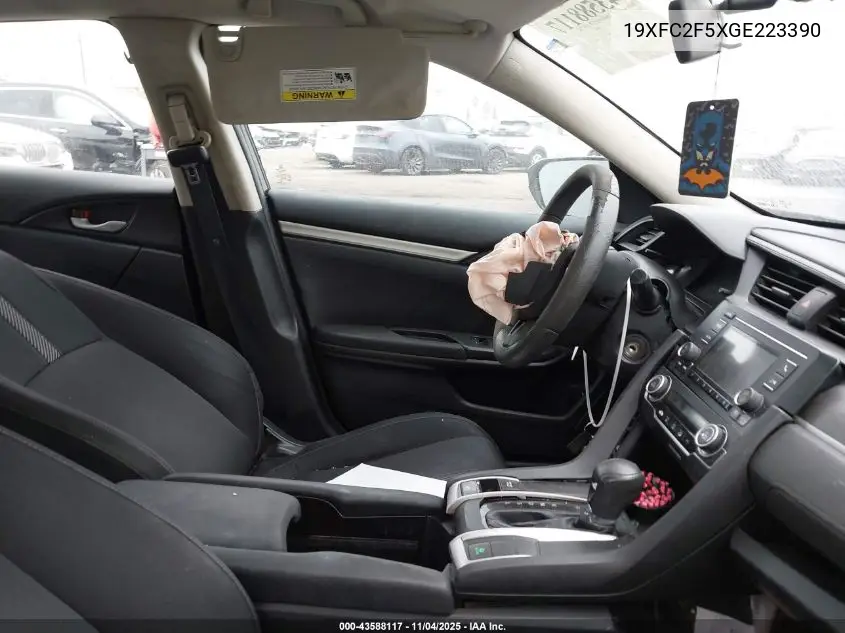 19XFC2F5XGE223390 2016 Honda Civic Lx