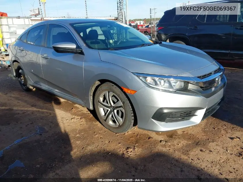 19XFC2F50GE069367 2016 Honda Civic Lx