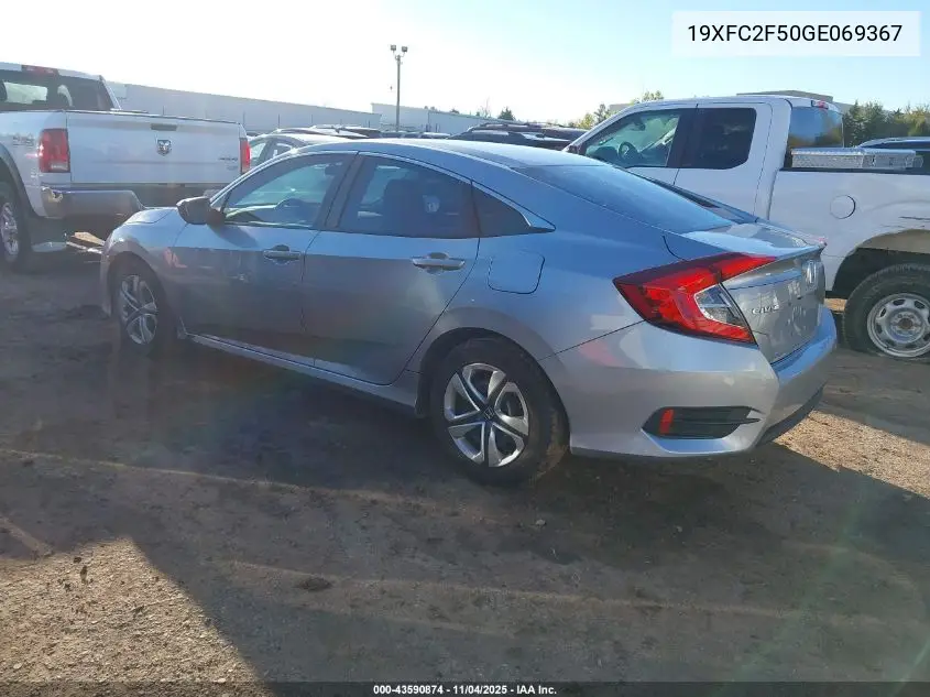 19XFC2F50GE069367 2016 Honda Civic Lx