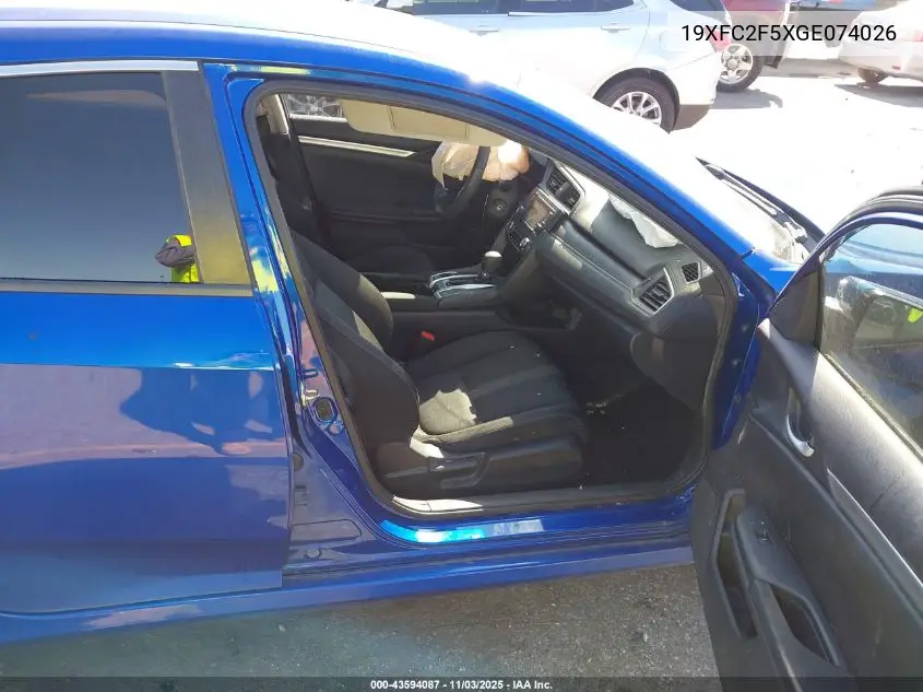 19XFC2F5XGE074026 2016 Honda Civic Lx