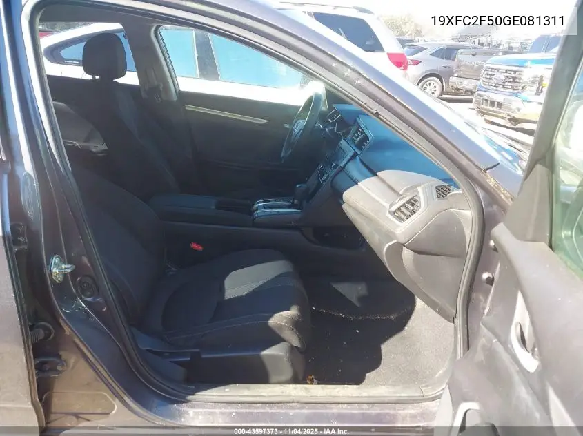 19XFC2F50GE081311 2016 Honda Civic Lx
