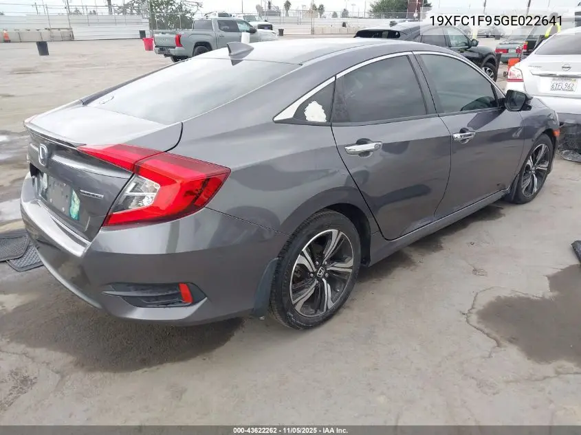 19XFC1F95GE022641 2016 Honda Civic Touring