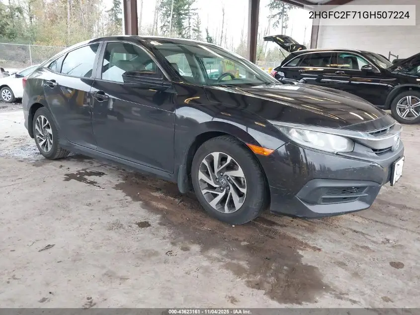 2HGFC2F71GH507224 2016 Honda Civic Ex