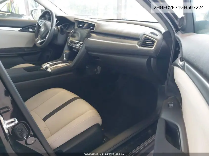 2HGFC2F71GH507224 2016 Honda Civic Ex