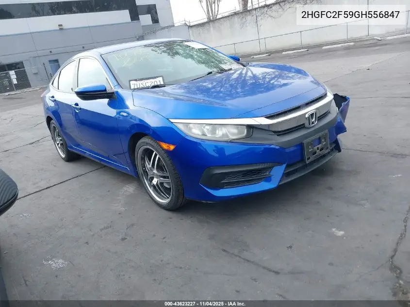 2HGFC2F59GH556847 2016 Honda Civic Lx