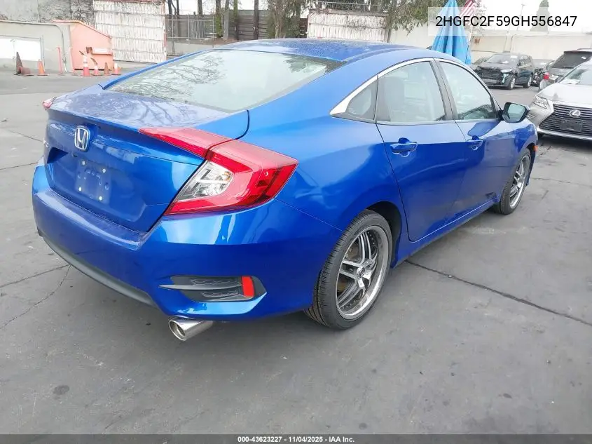2HGFC2F59GH556847 2016 Honda Civic Lx