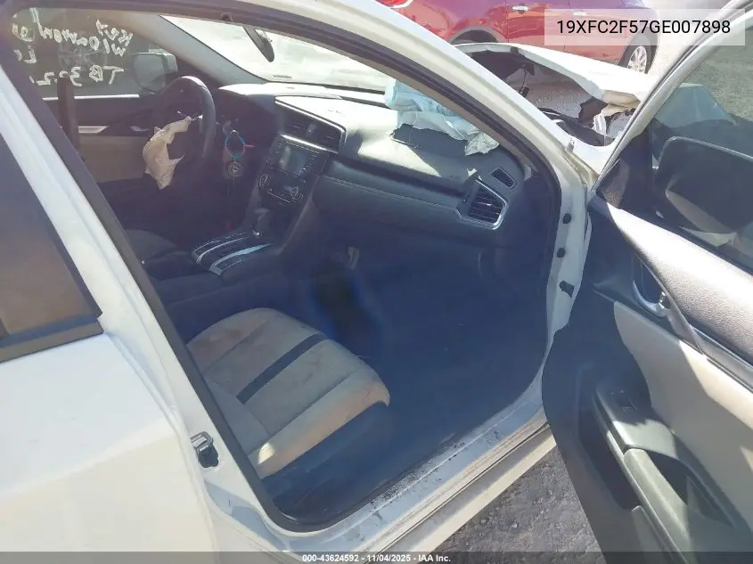 19XFC2F57GE007898 2016 Honda Civic Lx