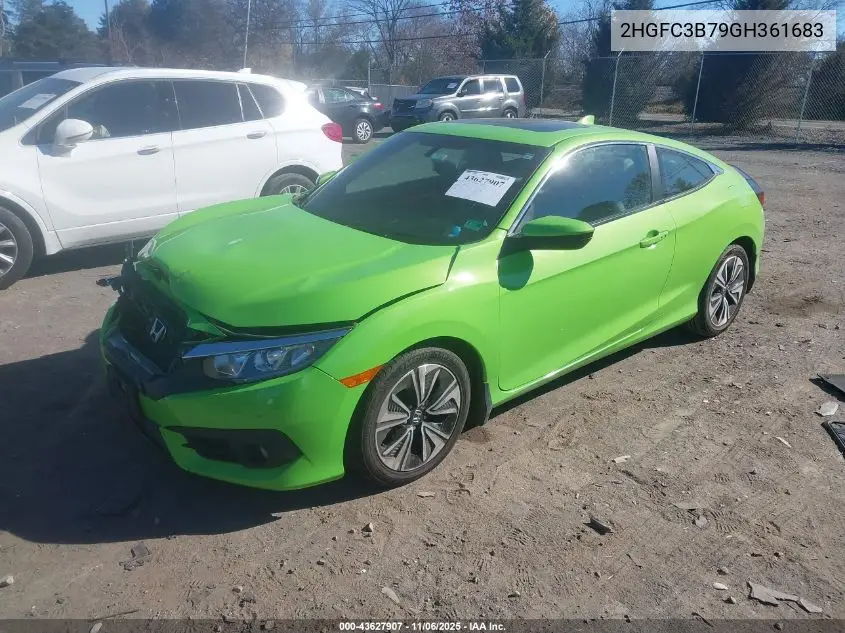 2HGFC3B79GH361683 2016 Honda Civic Ex-L