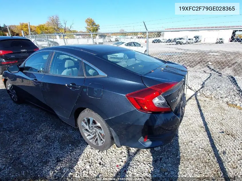 19XFC2F79GE028365 2016 Honda Civic Ex