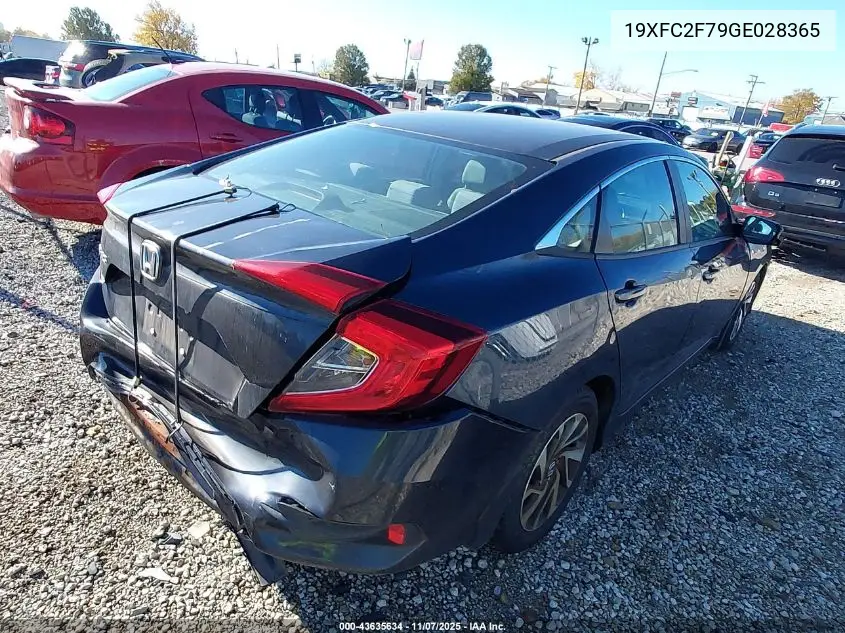 19XFC2F79GE028365 2016 Honda Civic Ex