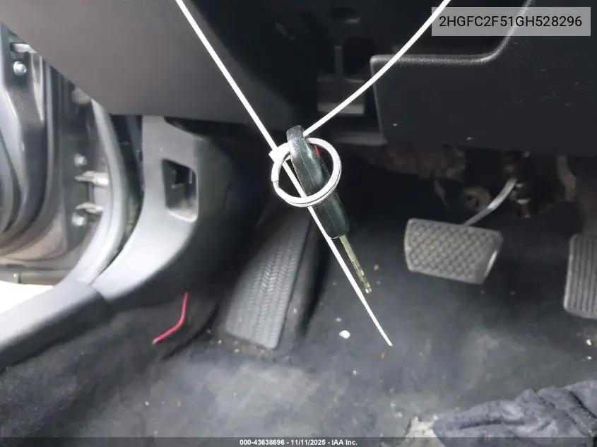 2HGFC2F51GH528296 2016 Honda Civic Lx