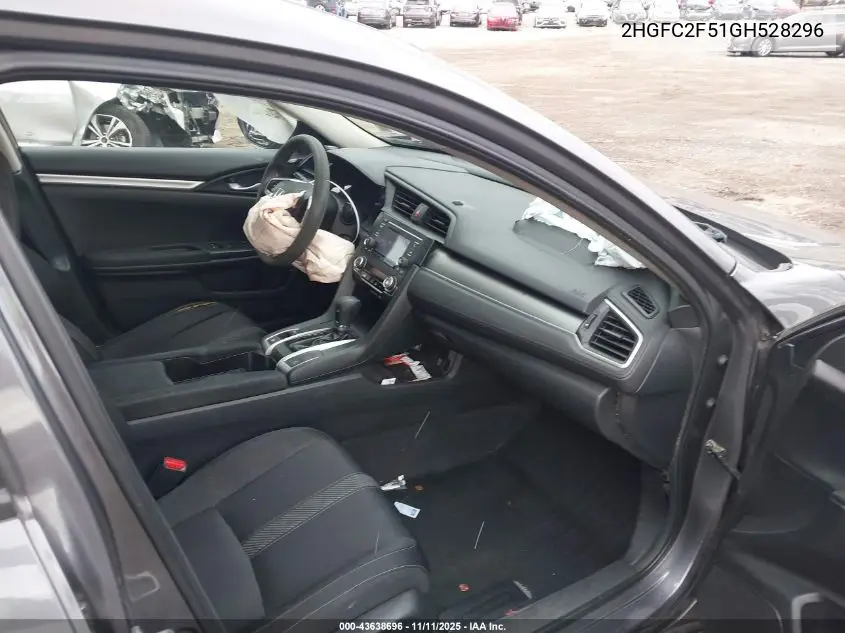 2HGFC2F51GH528296 2016 Honda Civic Lx