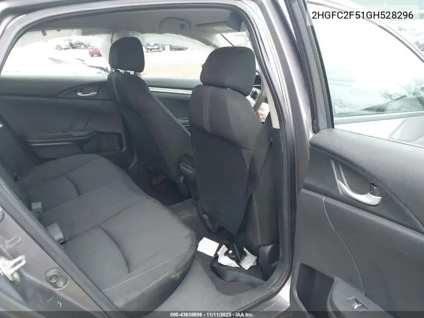 2HGFC2F51GH528296 2016 Honda Civic Lx