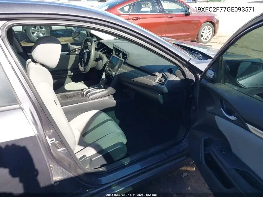19XFC2F77GE093571 2016 Honda Civic Ex