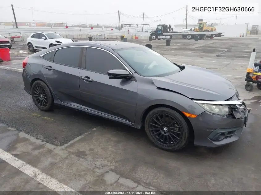 2HGFC1F32GH630666 2016 Honda Civic Ex-T