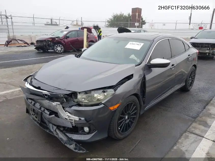 2HGFC1F32GH630666 2016 Honda Civic Ex-T