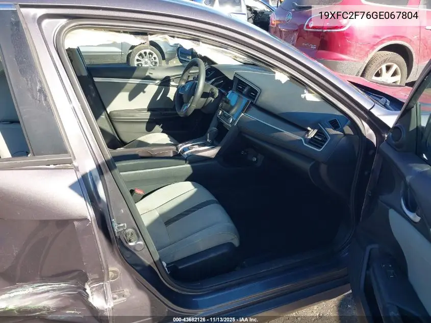 19XFC2F76GE067804 2016 Honda Civic Ex
