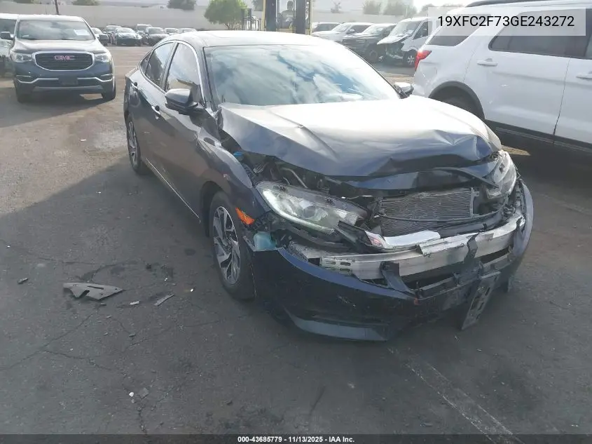 19XFC2F73GE243272 2016 Honda Civic Ex