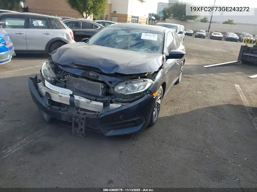 19XFC2F73GE243272 2016 Honda Civic Ex