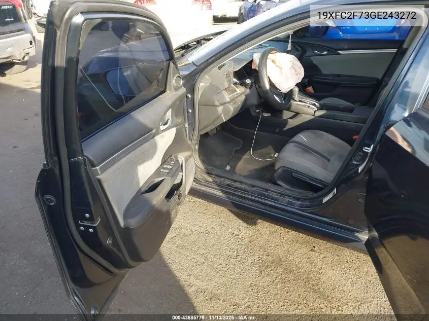 19XFC2F73GE243272 2016 Honda Civic Ex