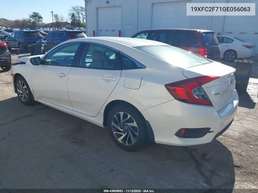 19XFC2F71GE056063 2016 Honda Civic Ex