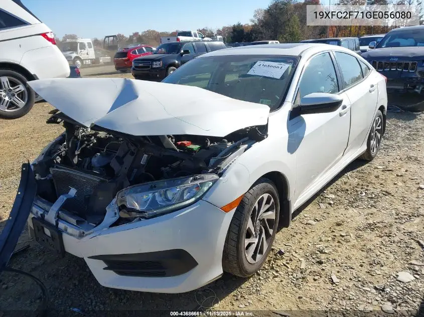 19XFC2F71GE056080 2016 Honda Civic Ex