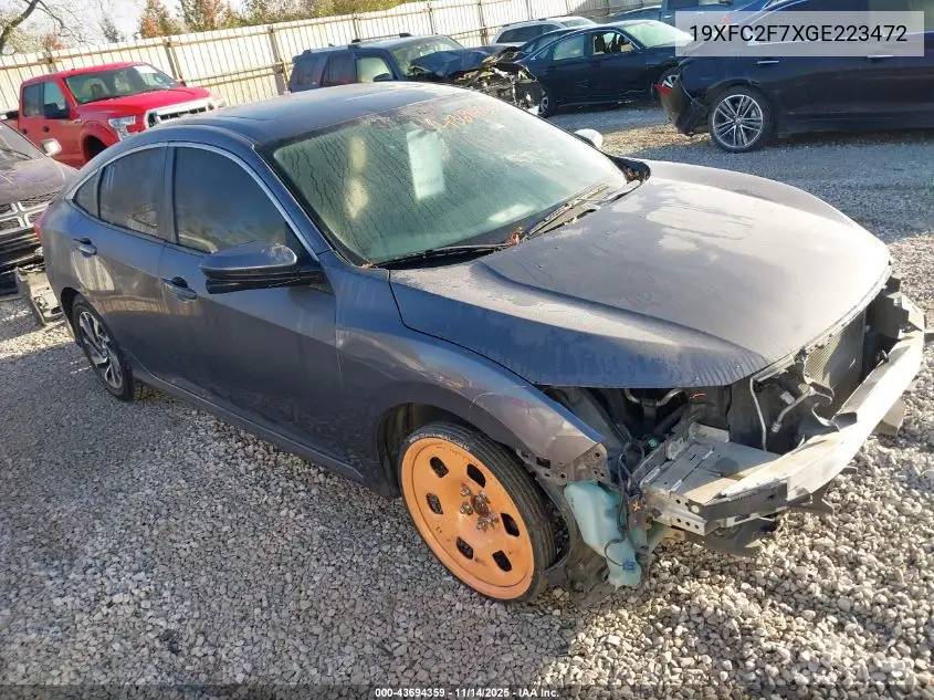 19XFC2F7XGE223472 2016 Honda Civic Ex