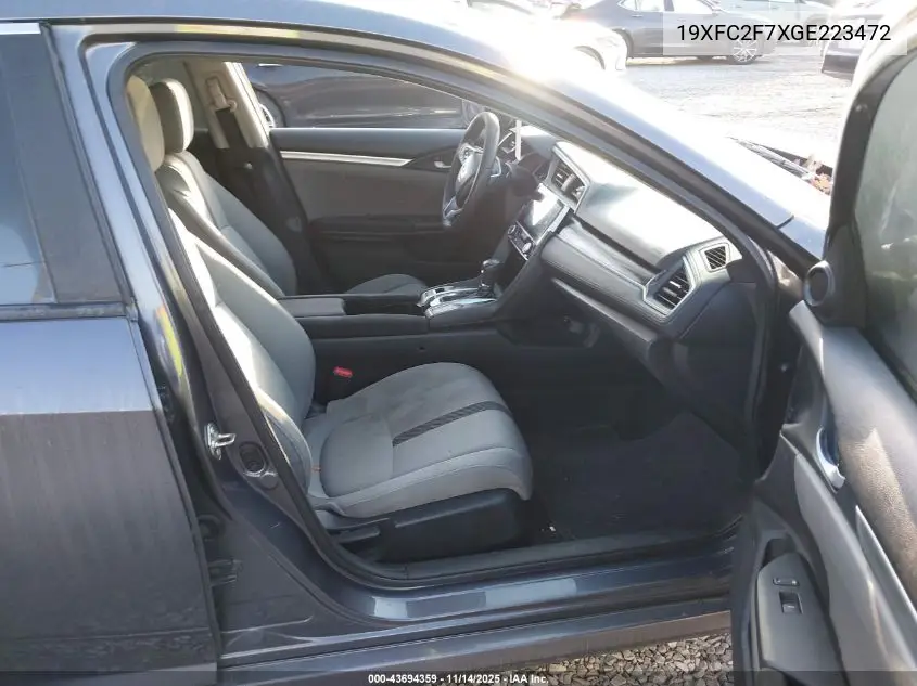 19XFC2F7XGE223472 2016 Honda Civic Ex