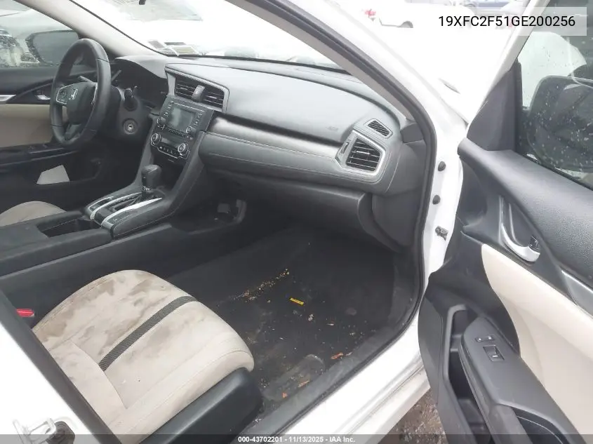 19XFC2F51GE200256 2016 Honda Civic Lx